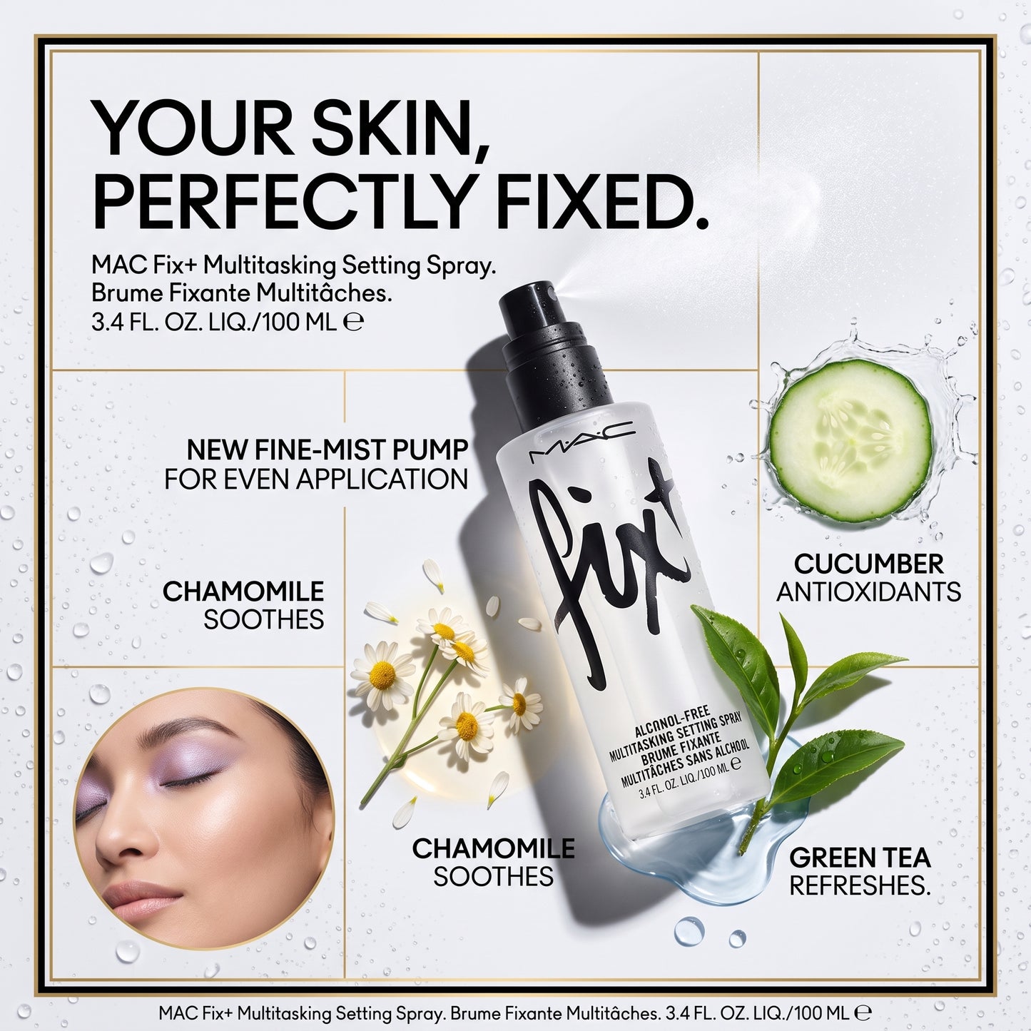 MAC Fix+ Alcohol-Free Multitasking Setting Spray