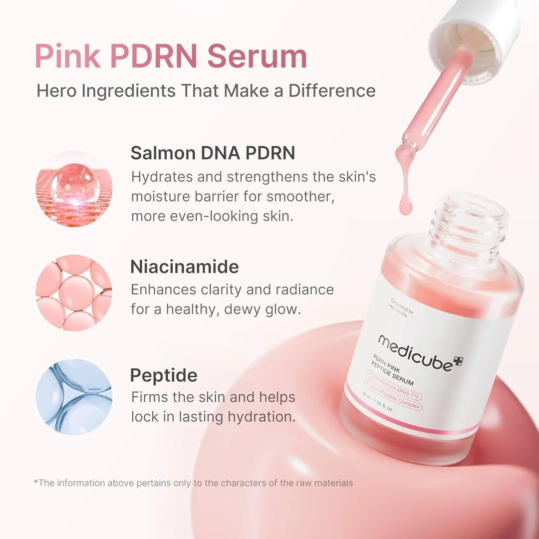 MEDICUBE PDRN Pink Peptide Serum (30ml)