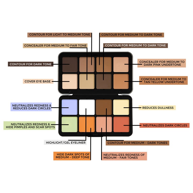 Forever52 16 Color Camouflage HD Palett
