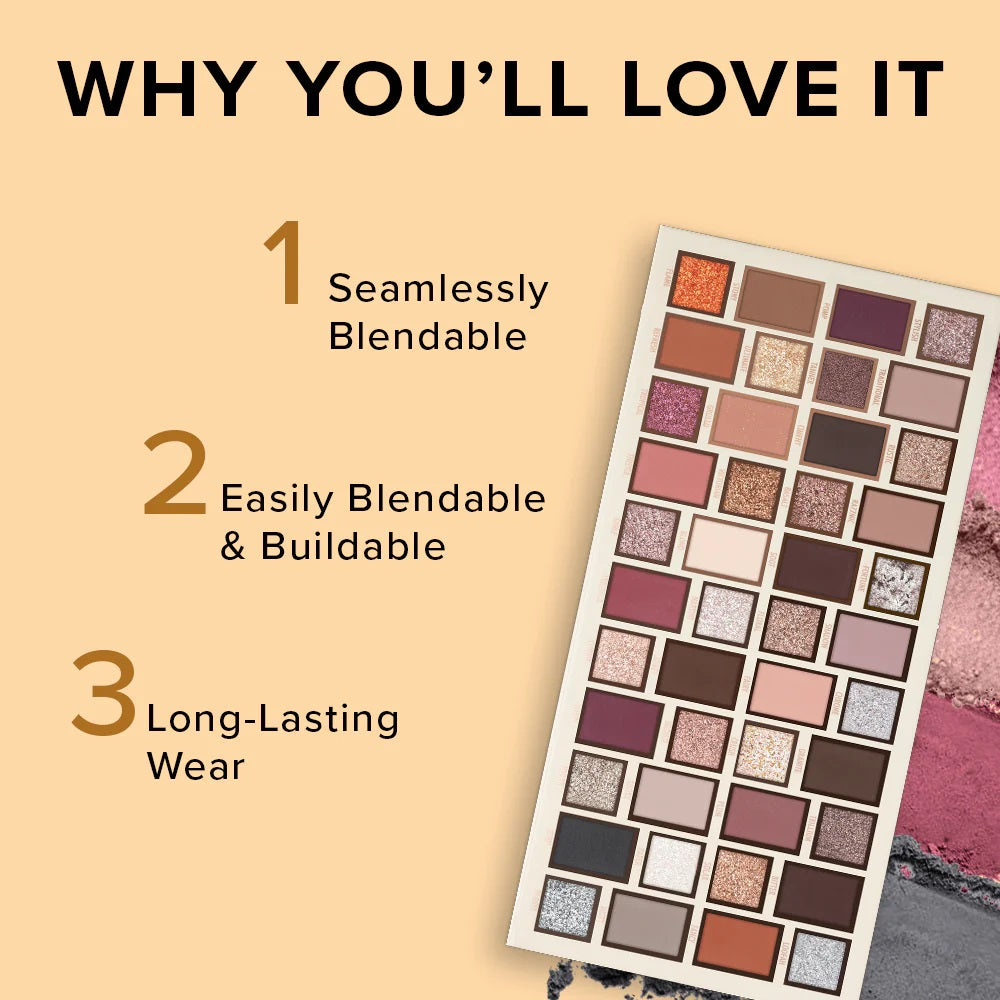 44 Color Pro Creations Eyeshadow Palette by Character
