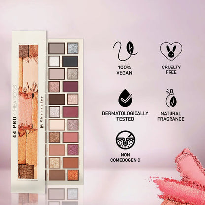 44 Color Pro Creations Eyeshadow Palette by Character