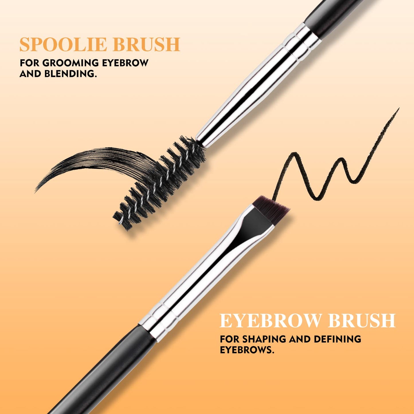 BEILI Duo Eyebrow Brush