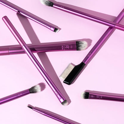 Real Techniques Everyday Eye Essentials Makeup Brush - 8 Pieces