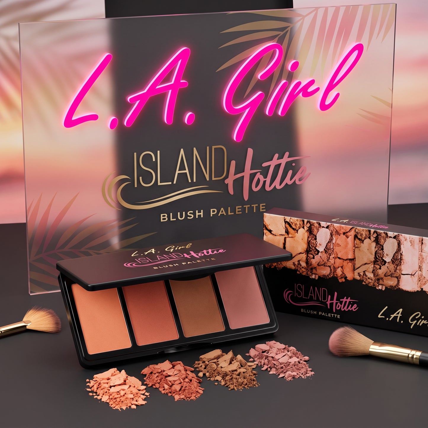 L.A. Girl 4 Color Blush Palette