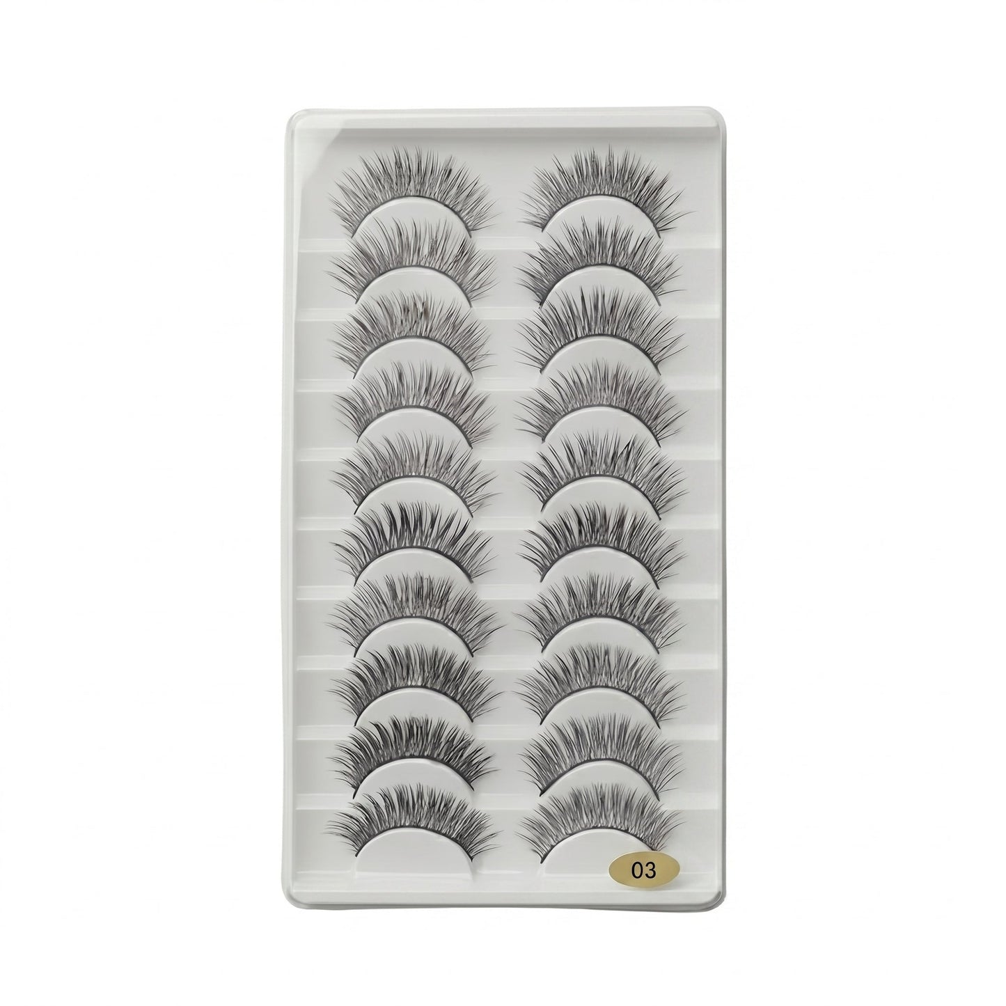 3D Eyelashes Set (10 Pairs)