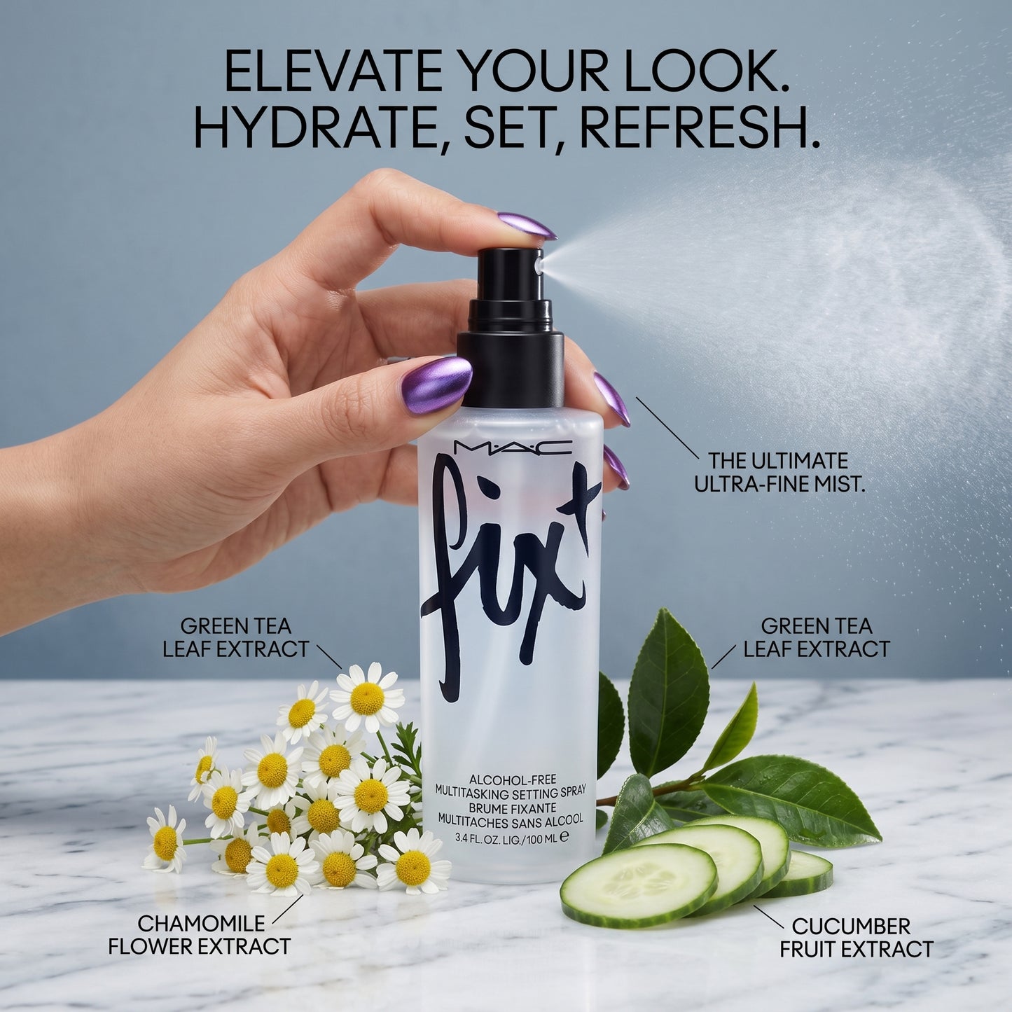MAC Fix+ Alcohol-Free Multitasking Setting Spray