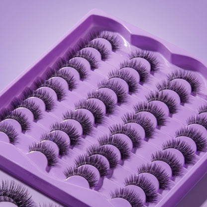 3D  Eyelashes Set (20 Pairs)