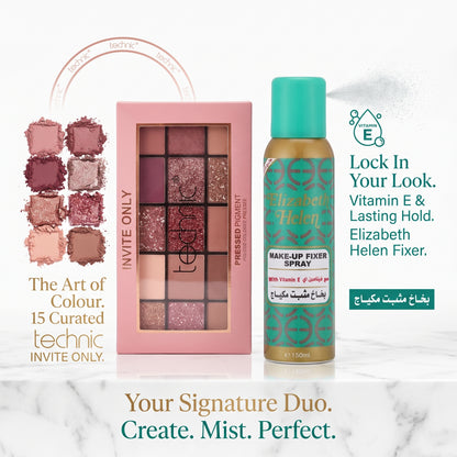 BUNDLES ( Technic Eyeshadow - Elizabeth  Fixer Spray )