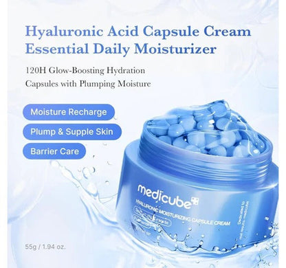 MEDICUBE HYALURONIC MOISTURIZING CAPSULE CREAM