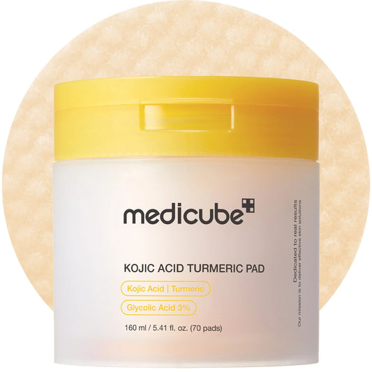 Medicube Kojic Acid Tumeric Toner Pad (70pc)