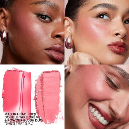 PATRICK TA - Major Headlines Double-Take Crème & Powder Blush Duo (MINI SIZE) She’s that girl