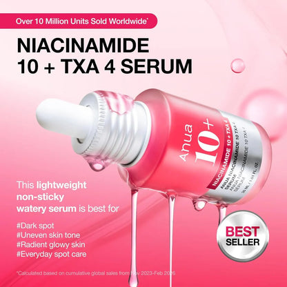 Anua Niacinamide 10% + TXA 4% Dark Spot Correcting Serum 30ml