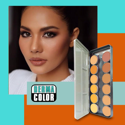 Kryolan Dermacolor Camouflage 12 Color Palette