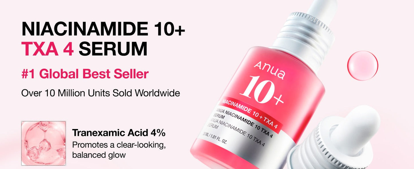 Anua Niacinamide 10% + TXA 4% Dark Spot Correcting Serum 30ml