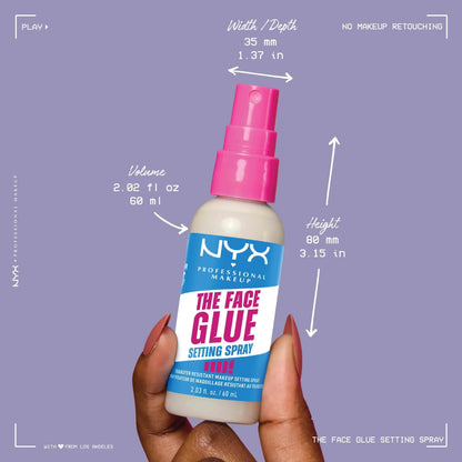 NYX Professional Makeup The Face Glue Setting Spray, 60ml