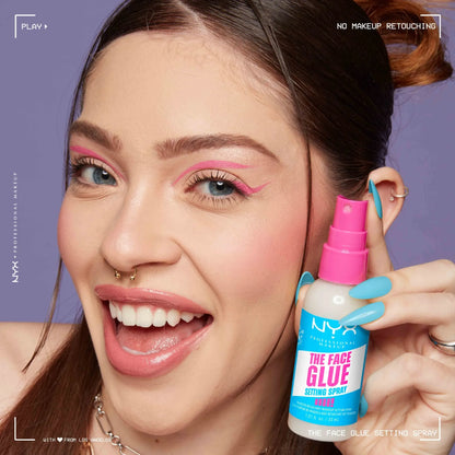 NYX Professional Makeup The Face Glue Setting Spray, 60ml