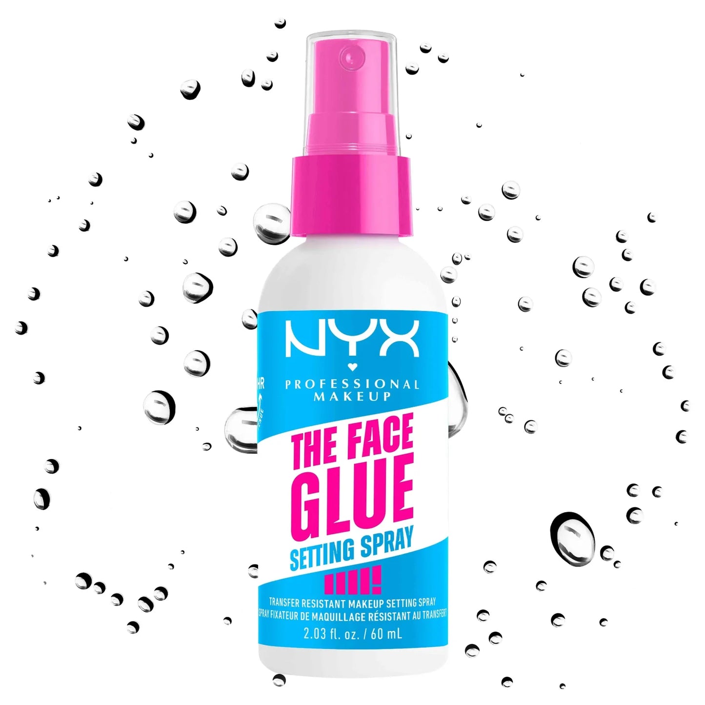 NYX Professional Makeup The Face Glue Setting Spray, 60ml