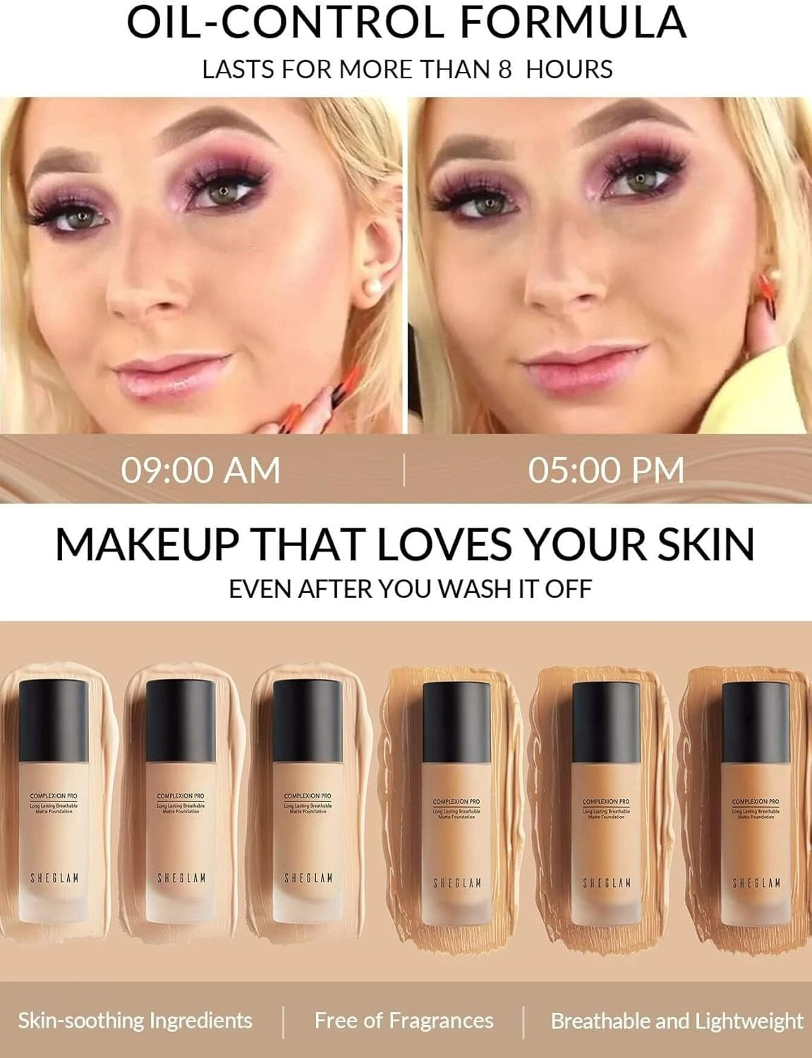 SHEGLAM Matte Foundation