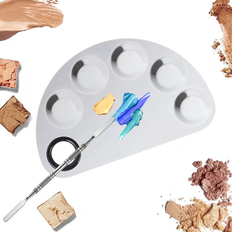 Makeup Mixing Palette,  Stainless Steel