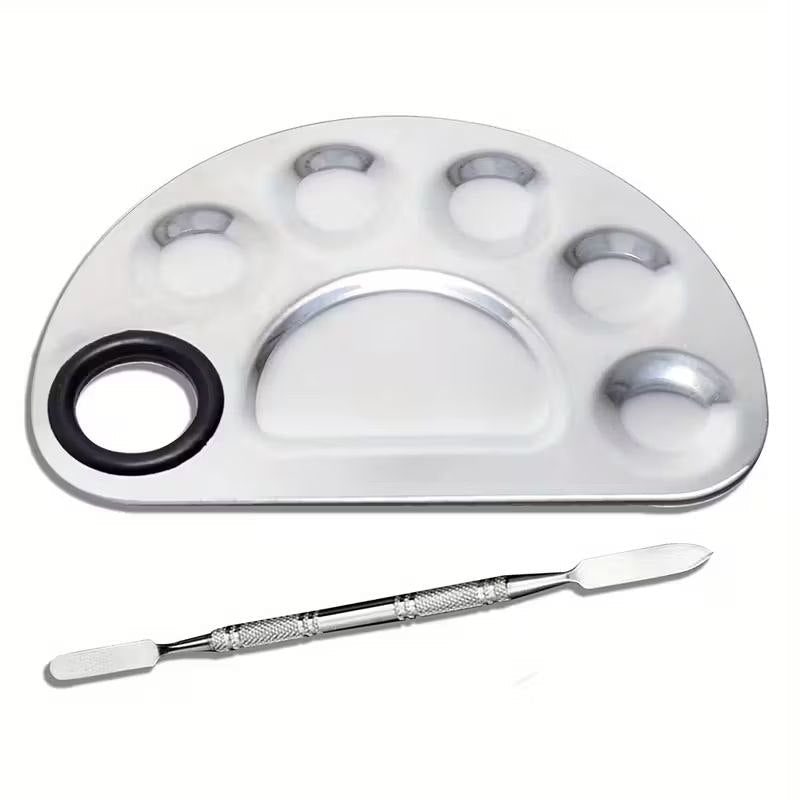 Makeup Mixing Palette,  Stainless Steel