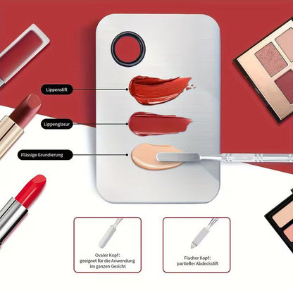 Makeup Mixing Palette,  Stainless Steel