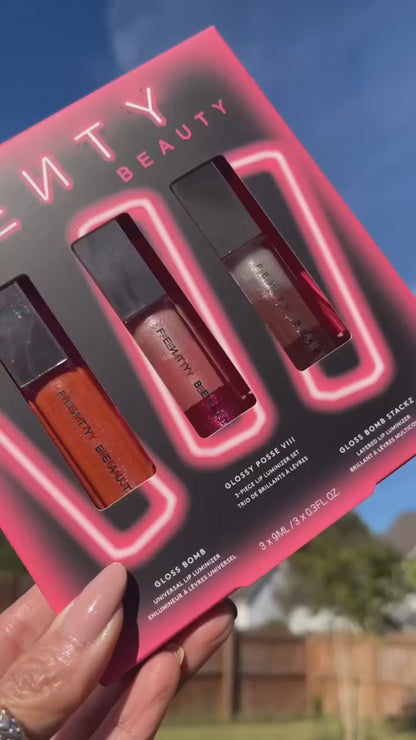 Fenty Beauty Glossy Posse VIII 3-Piece Lip Luminizer Set