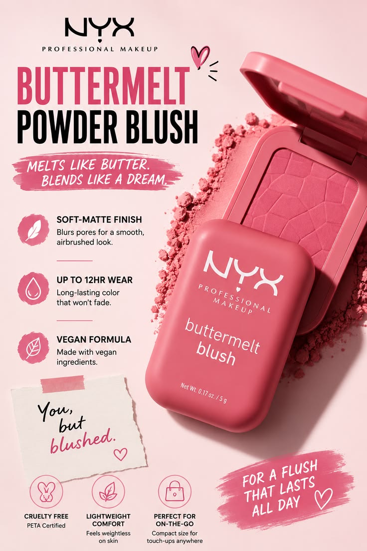 NYX Buttermelt Blush