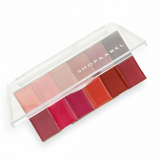 Shopaarel Rich Color Lip Palette – 12 Cream Shades
